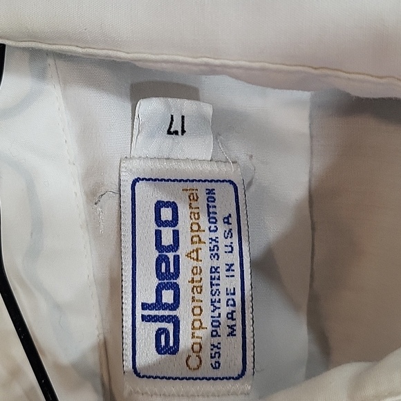 VINTAGE Set of 2  WHITE BOWLING BUTTON UP SHIRT Rajah Temple Reading Pa Concert - Picture 6 of 7